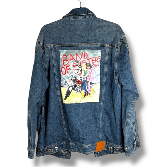 NWT Zadig & Voltaire Kiome Denim Jacket Size Medium - Missing Waist Tie - Picture 1 of 12